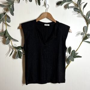 LA Made Gray Ribbed Tank